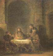 REMBRANDT Harmenszoon van Rijn The Supper at Emmaus (mk05) oil on canvas